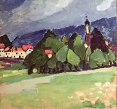 Jawlensky, von Alexej: Landscape, Murnau