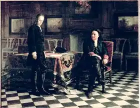 Ge, Nikolaj : Peter the Great interrogates Tsarevich Alexei Petrovich at Peterhof