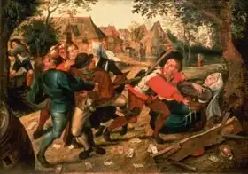 Brueghel, Pieter, the younger: Gamblers Quarrelling
