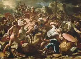 Poussin, Nicolas: The Battle between the Israelites and the Amorites, 1625-26