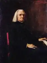 Munkácsy, Mihály de: Portrait of Franz Liszt (1811-86)
