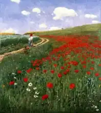 Szinyei Merse, Pal: The Poppy Field