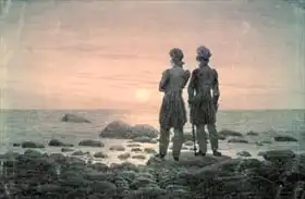 Friedrich, Caspar David: Two Men by The Sea