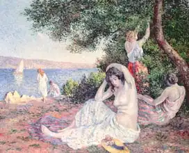 Luce, Maximilien: Women Bathing