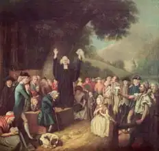 Collet, John: George Whitefield preaching