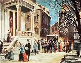 Cooper, James: Arrival at the Christmas Party