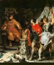 Rubens, Peter Paul: Mucius Scaevola before Lars Porsena, c.1618-20
