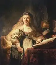 Rembrandt, van Rijn: Saskia as Minerva