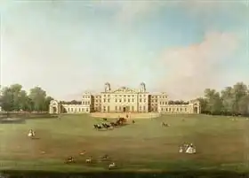 Canaletto, Giovanni: Badminton House, Gloucestershire