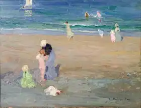 Fox, Phillips Emanuel : The Beach, Trouville