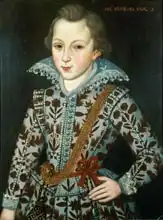Peake, Robert,, the elder: Portrait of a Young Boy, Aged Five