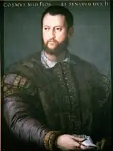 Bronzino, Agnolo: Portrait of Cosimo I de