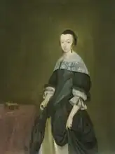 Borch, Gerard: Portrait of a Lady, c.1667-8 (for pair see 64507)
