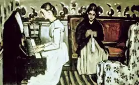Cézanne, Paul: Girl at the Piano (Overture to Tannhauser), 1868-69