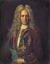 Nikitin, Ivan Nikitich: Portrait of State Chancellor Count G. Golovkin