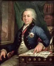 Borovikovsky, Vladimir Lukich: Portrait of the Russian poet Gavril Derzhavin