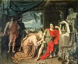 Ivanov, Aleksandr Andreevich: King Priam begging Achilles for the return of Hector