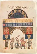 Indian school (19th century): An Indian astrological chart depicting signs of the eastern Zodiac