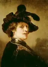 Rembrandt, van Rijn: Self Portrait in Fancy Dress, 1635-36