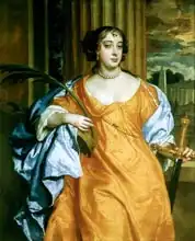 Lely, Peter: Barbara Villiers, Duchess of Cleveland as St. Catherine of Alexandria, c.1665-70