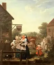 Hogarth, William: The Four Times of Day: Evening