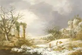 Smith, George: Winter Landscape, c.1750-60