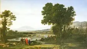 Lorrain, Claude: Landscape with Jacob and Laban and Laban
