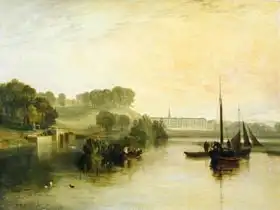 Turner, William: Petworth, Sussex, the Seat of the Earl of Egremont: Dewy Morning