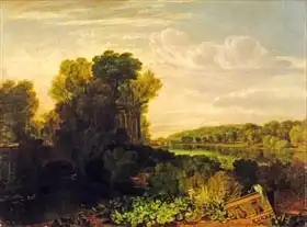 Turner, William: The Thames at Weybridge, c.1807-10