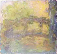 Monet, Claude: The Japanese Bridge, 1918-24