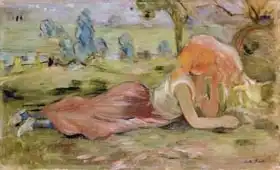 Morisot, Berthe: The Goatherd