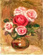 Renoir, Auguste: Roses in a pot