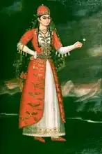Iranian school (15th century): Portrait of Nino Eristavi, Iranian