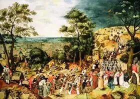 Brueghel, Pieter, the younger: Christ on the Road to Calvary