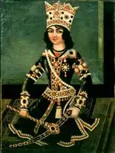 Iranian school (15th century): Portrait of Abbas-Minza (c.1783-1833), Prince of Persia, son of Shah Fath Ali (reigned 1797-1834)