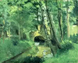 Pissarro, Camille: The Little Bridge, Pontoise