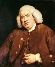 Reynolds, Joshua: Portrait of Dr. Samuel Johnson (1709-84)