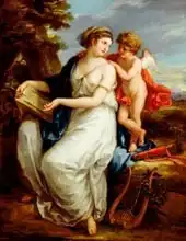 Kauffmann, Angelica: Sappho inspired by Love