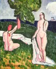 Bernard, Emile: Two Bathers under a Tree
