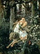 Vasnetsov, Victor Mikhailovich: Prince Ivan on the Grey Wolf