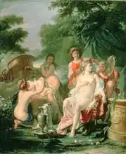 Taraval, Hugues: Venus at her Toilet
