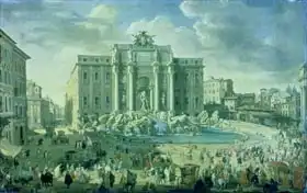 Pannini, Paolo Giovanni: The Trevi Fountain in Rome, 1753-56