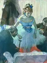 Degas, Edgar: Dancer in her dressing room