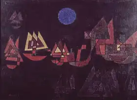Klee, Paul: Ships in black