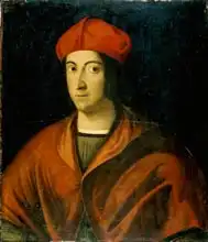 Italian school (16th century): Portrait of a cardinal