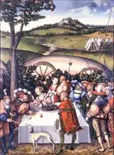 Cranach, Lucas: Judith at the Table of Holofernes