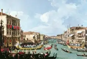 Canaletto, Giovanni: Regatta on the Grand Canal
