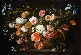 Heem, Jan Davidsz. de: A Garland of Flowers