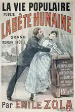 Unknown: Publication of La Bete Humaine by Emile Zola in La Vie Populaire
