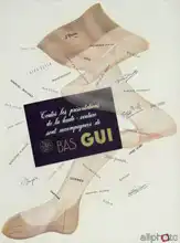 Unknown: Gui stockings, from Femina magazine